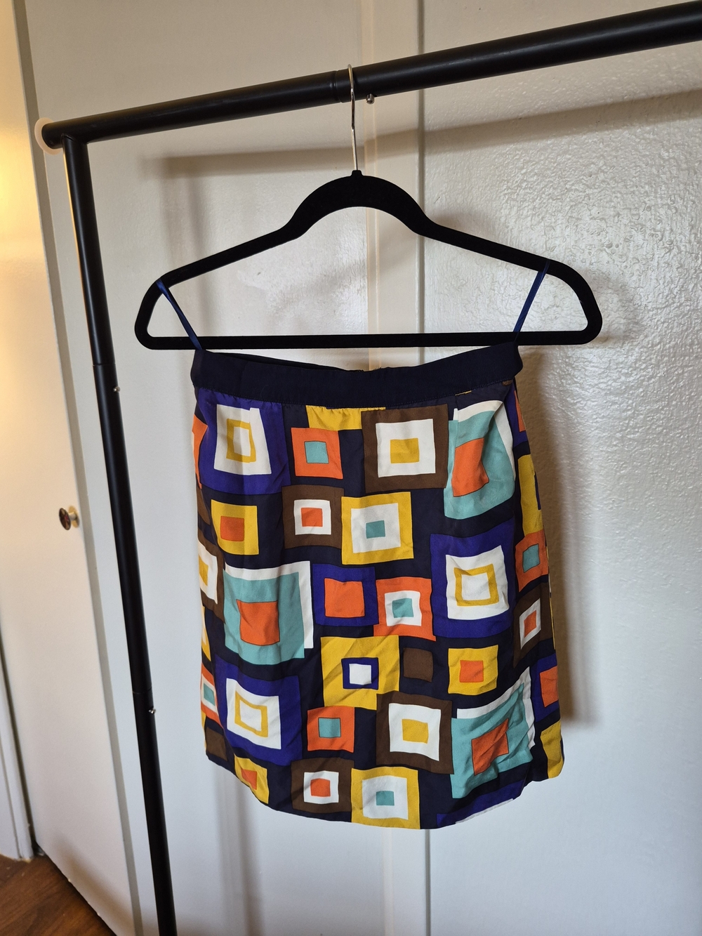 kate spade Multicolor Geometric Print Mini Skirt